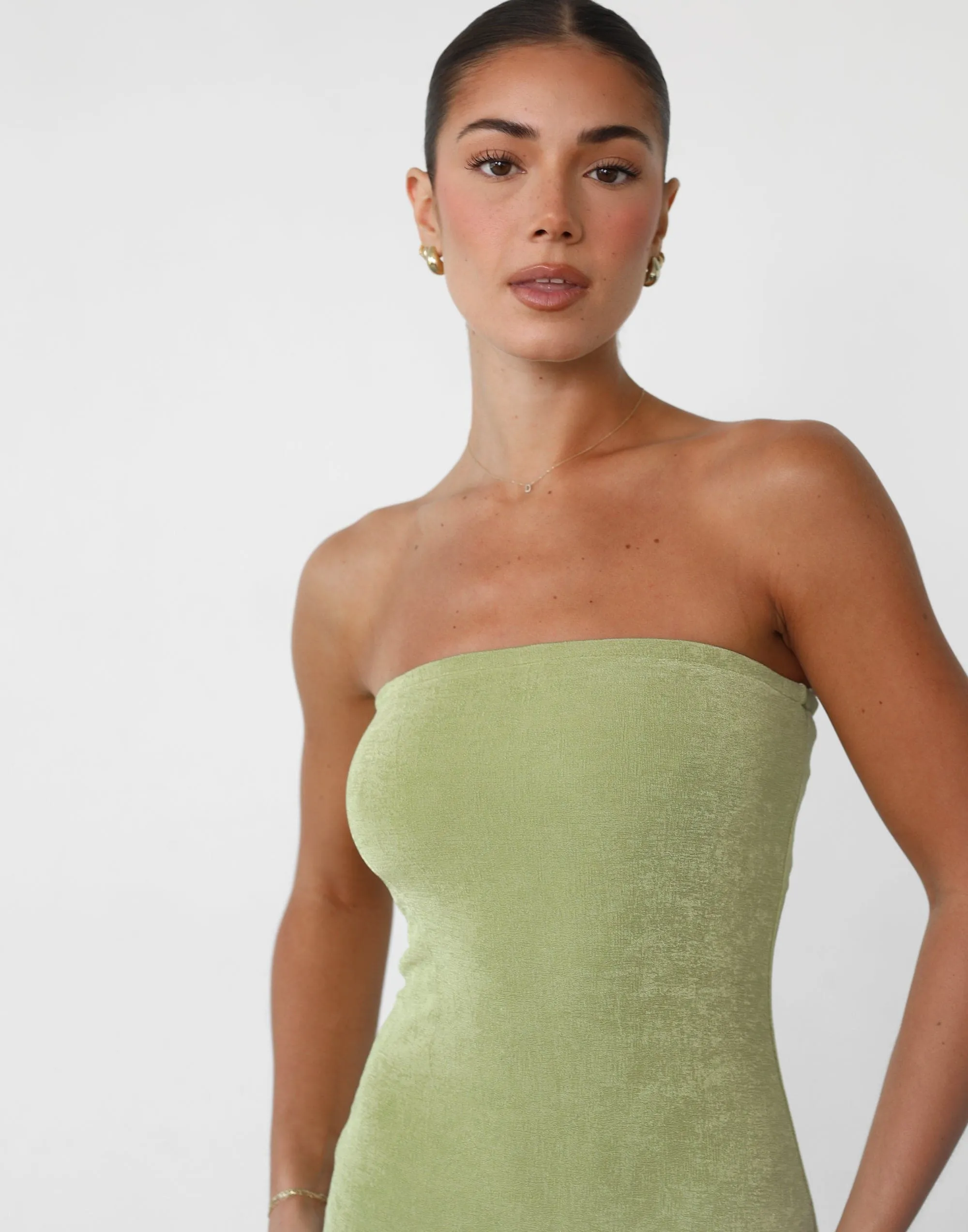 Abelle Maxi Dress (Lime)