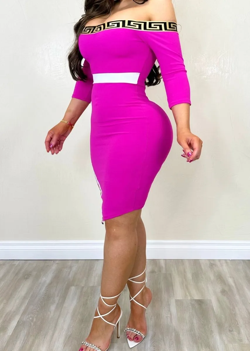 All Eyes On Me Dress Pink