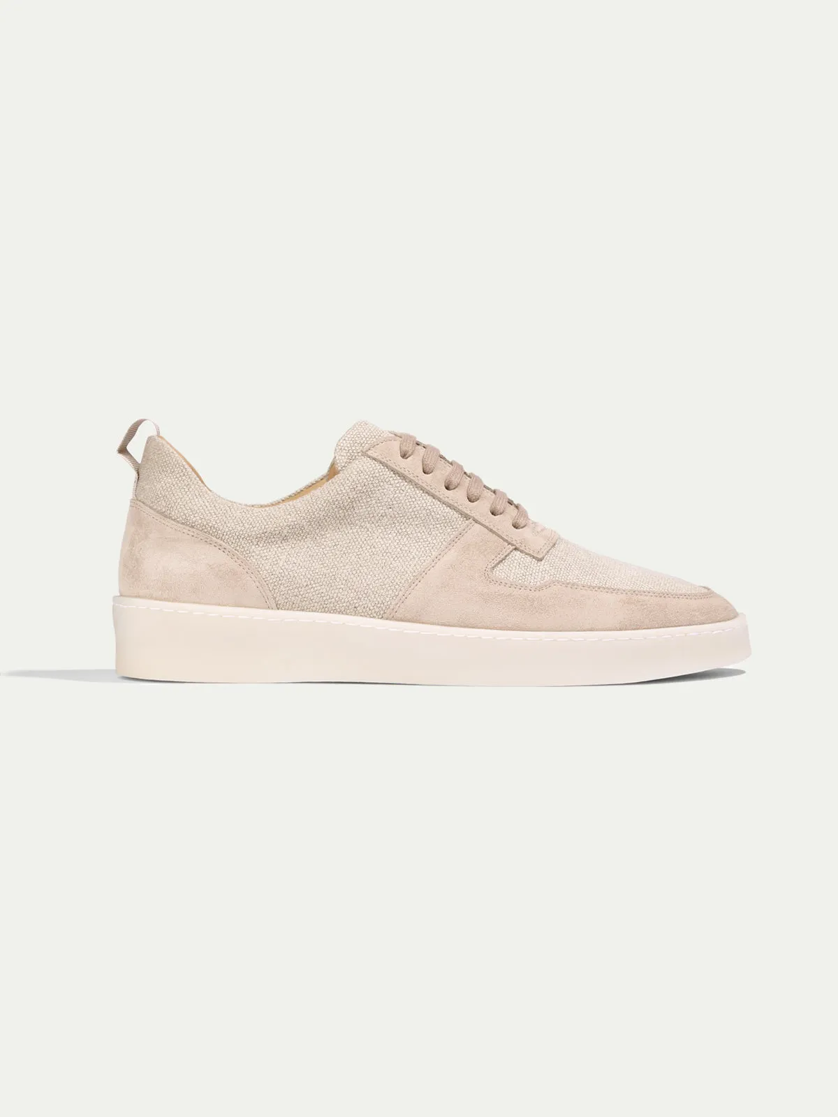 Beige Linen Bayside Sneaker