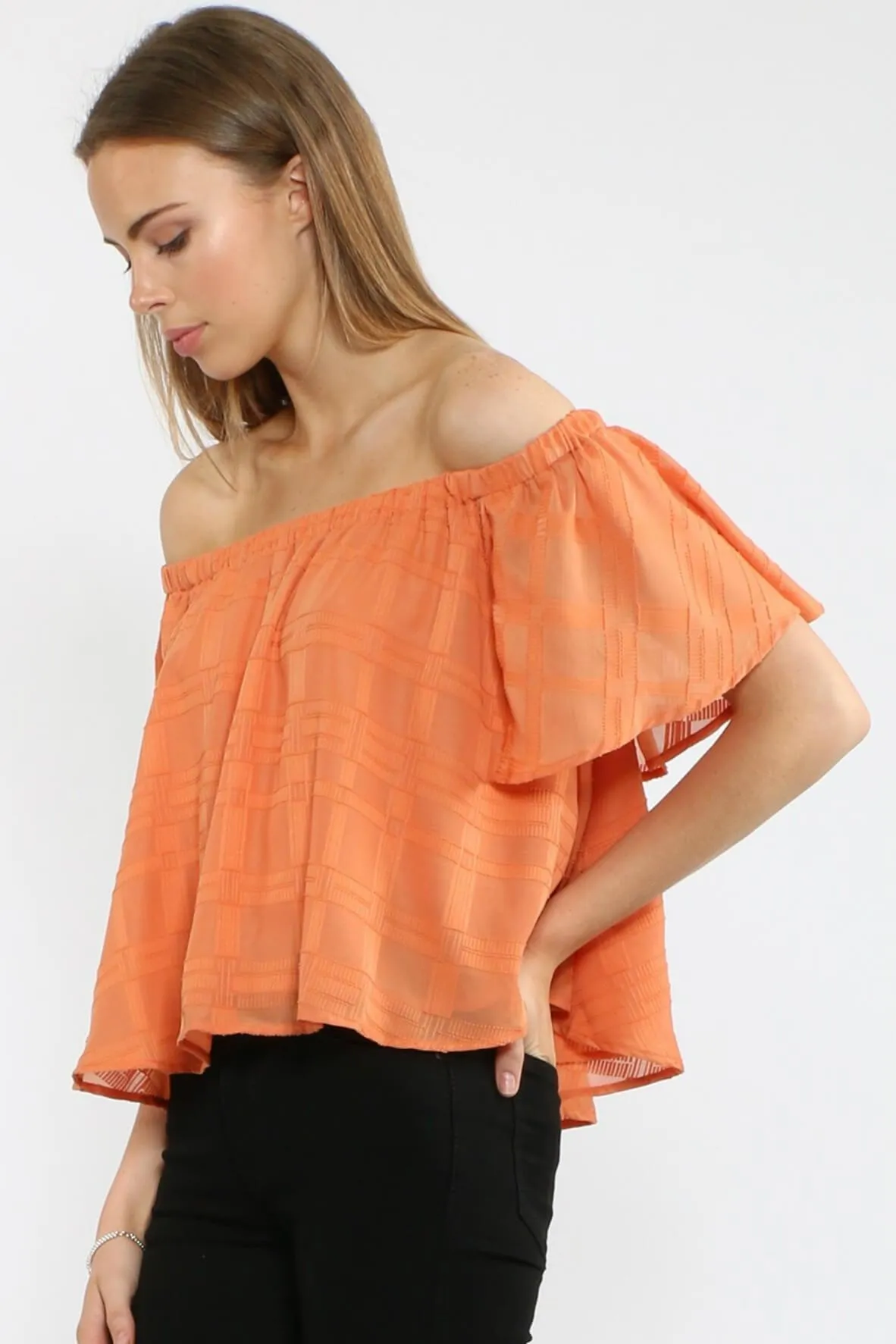 Better Days Ruffle Top