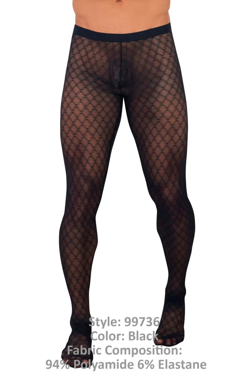 CandyMan Mesh Thigh Highs