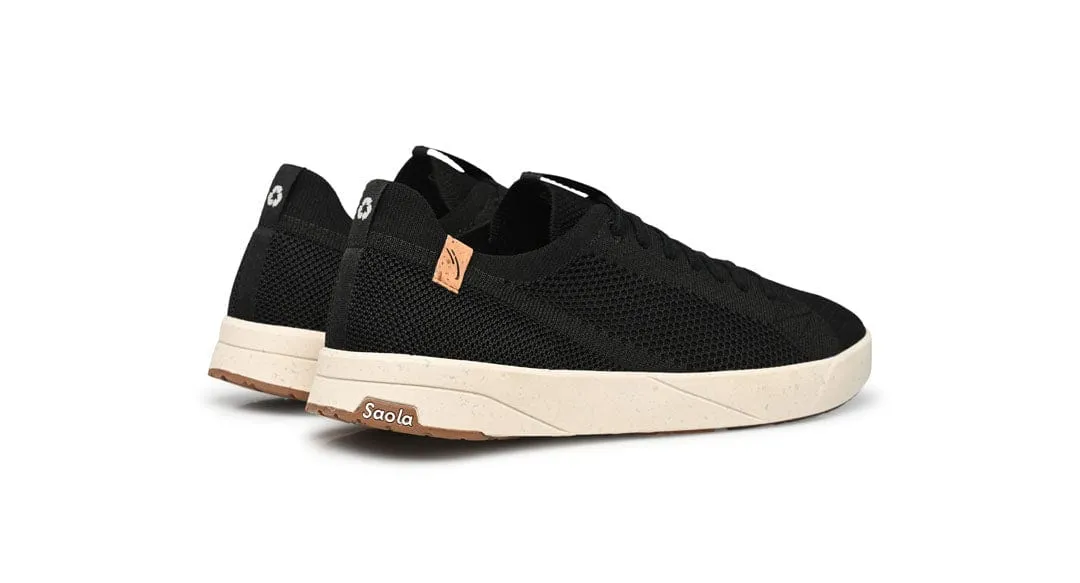 Cannon Knit 2.0 Men's Recycled PET Sneakers | Black