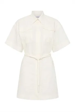 COBIE UTILITY DRESS-PEARL