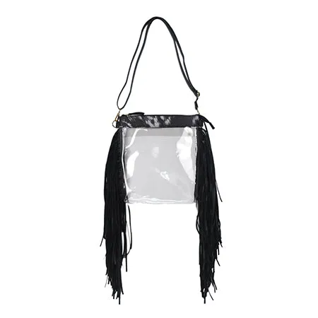 Cow Couture NGIL Clear Fringe Bag