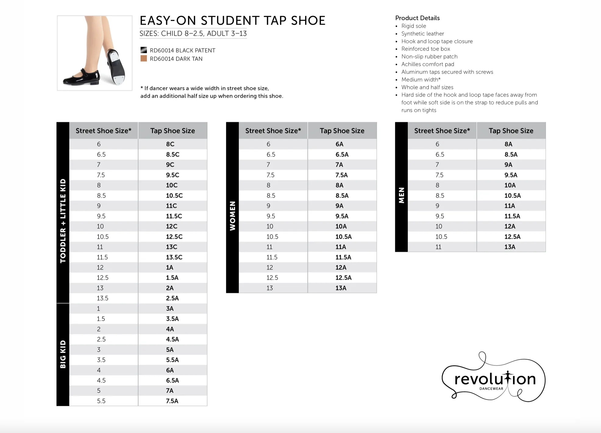 Easy On Tap Shoes / Buckle Tap Shoes