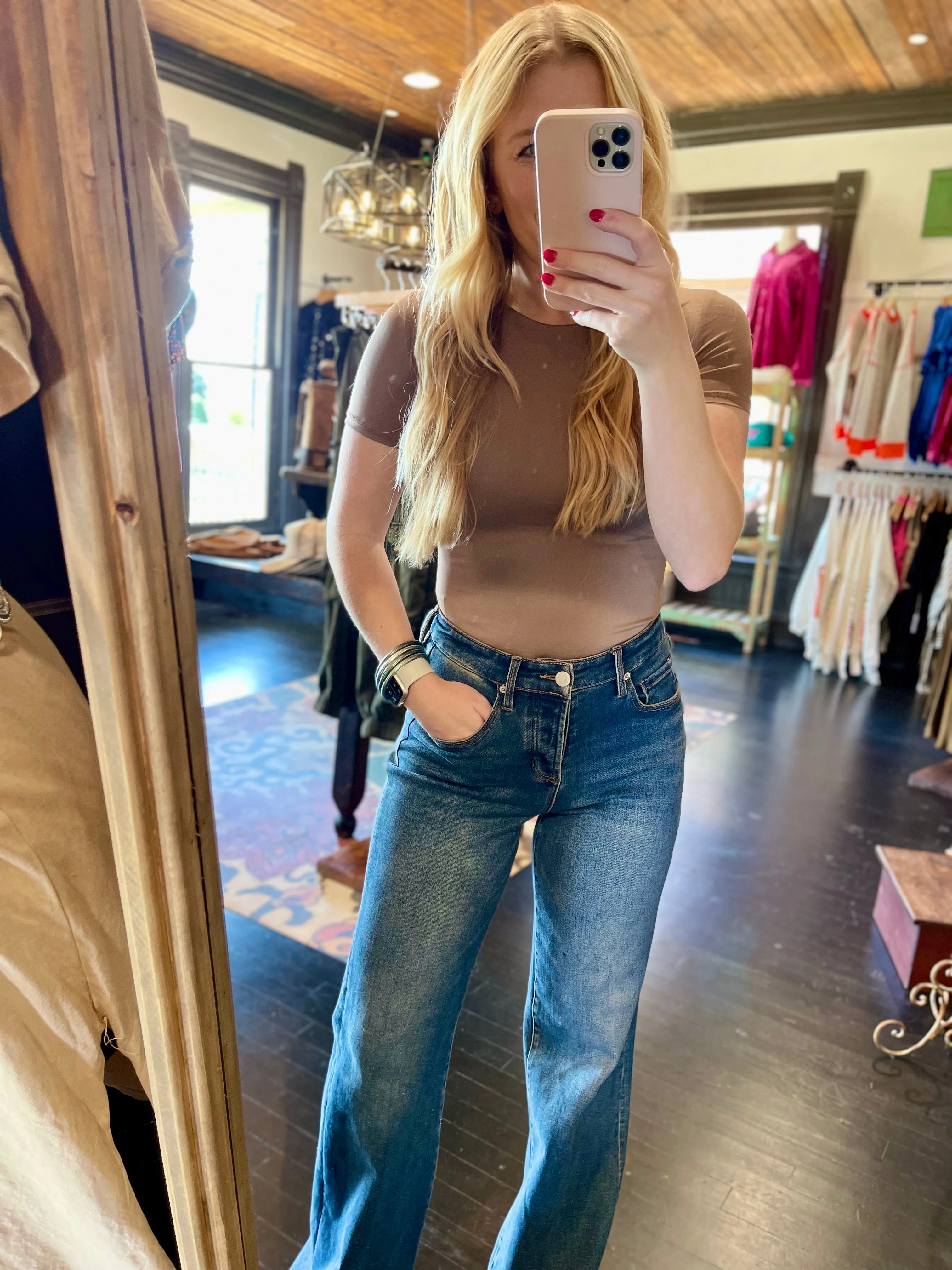 Farrah Wide Leg Jean