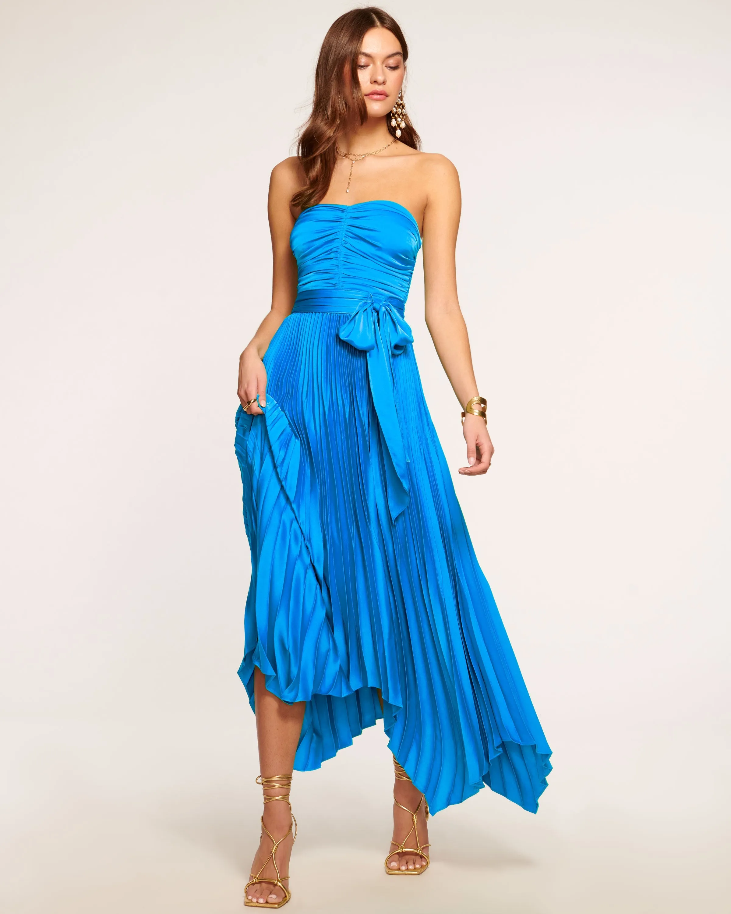 Fernanda Strapless Midi Dress