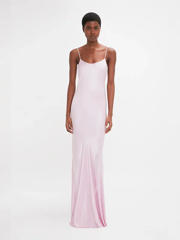 Floorlength Cami Dress in Rosa