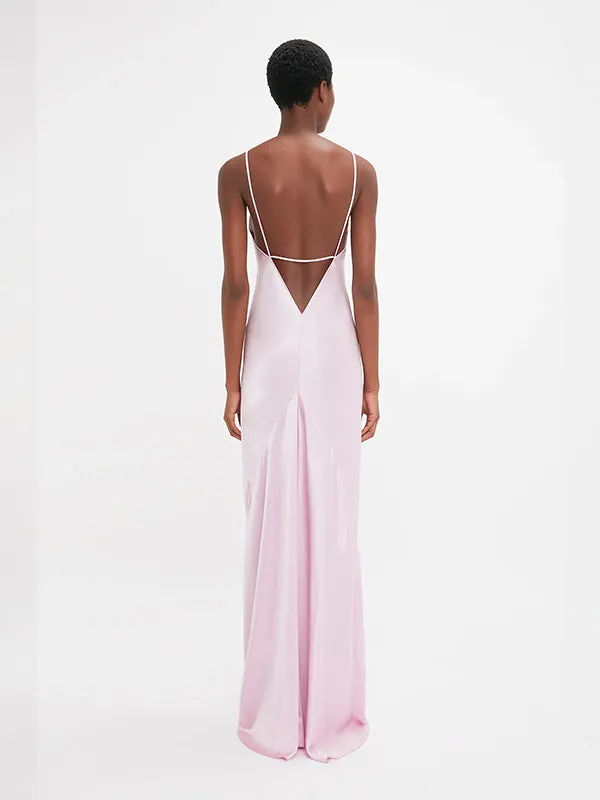 Floorlength Cami Dress in Rosa