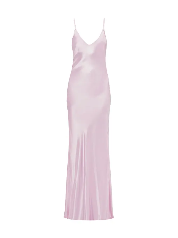 Floorlength Cami Dress in Rosa