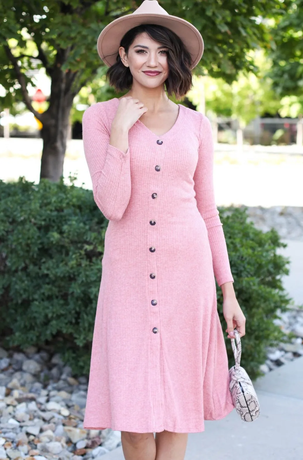 Florentine Ribbed Dress