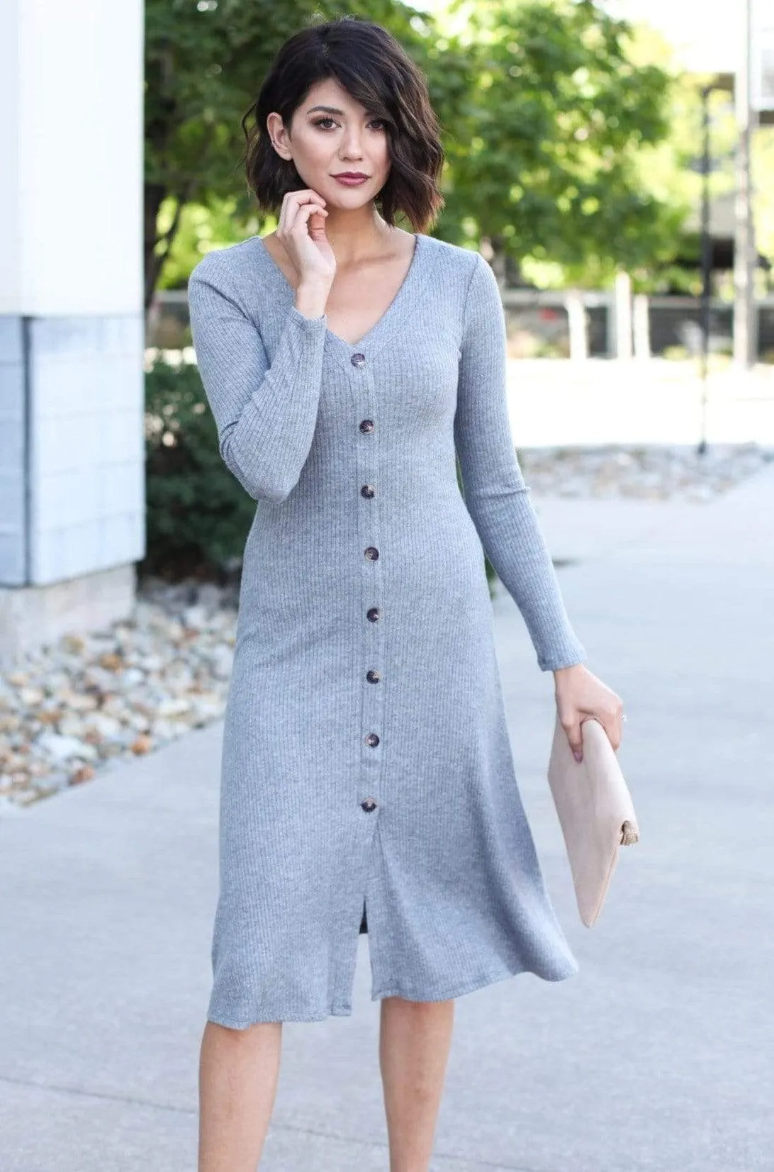 Florentine Ribbed Dress