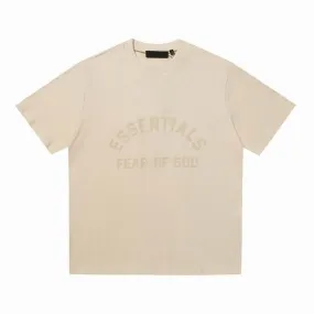 FOG Essentials Logo Applique Tee - Egg Shell