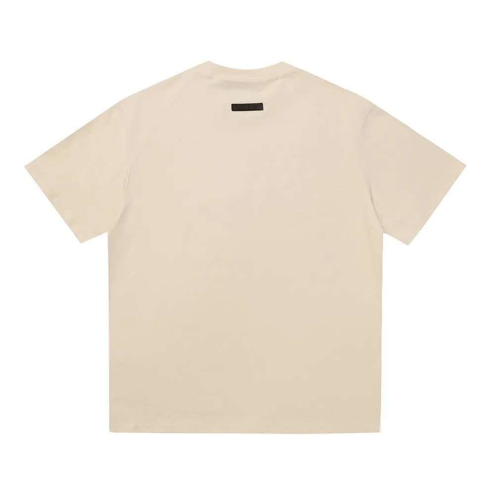 FOG Essentials Logo Applique Tee - Egg Shell