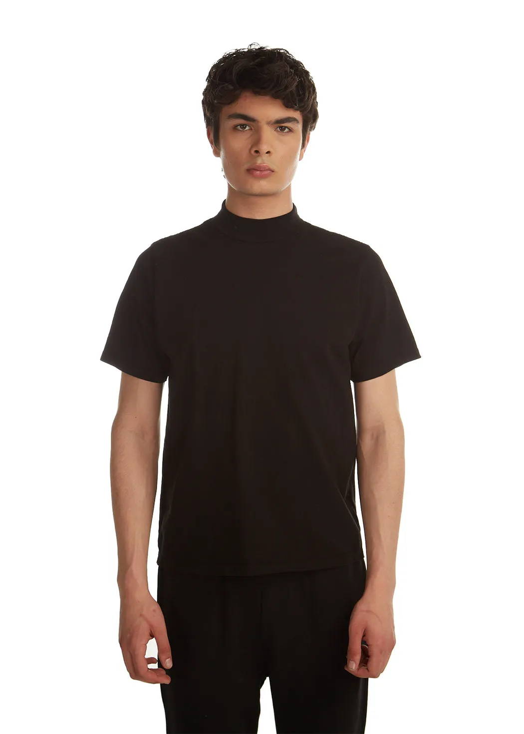 Heavyweight Mock Neck Tee