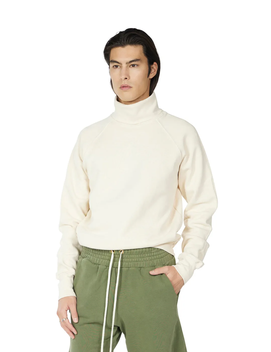 Heavyweight Raglan Turtle Neck