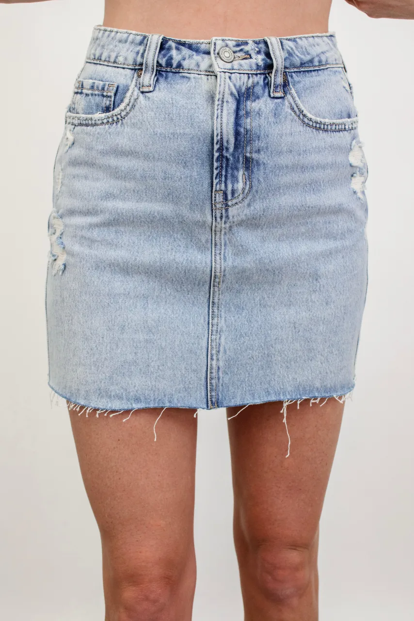 Hey Britney Denim Mini Skirt