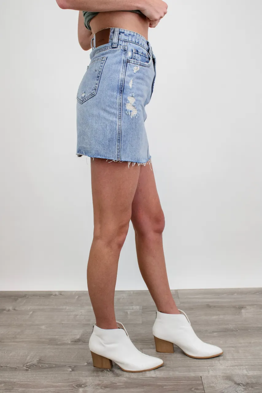 Hey Britney Denim Mini Skirt