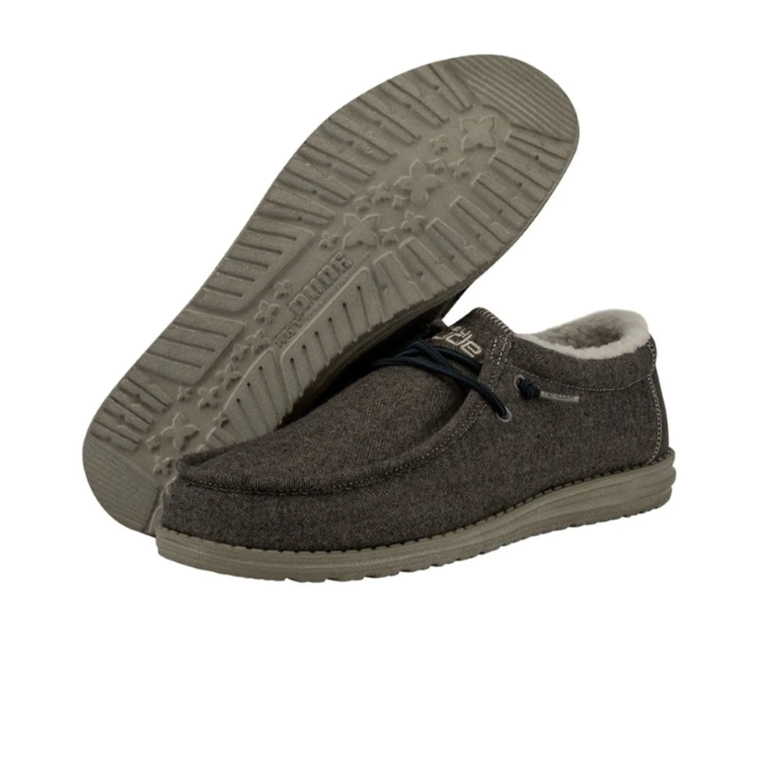 Hey Dude Wally Slip On (Men) - Herringbone Chocolate