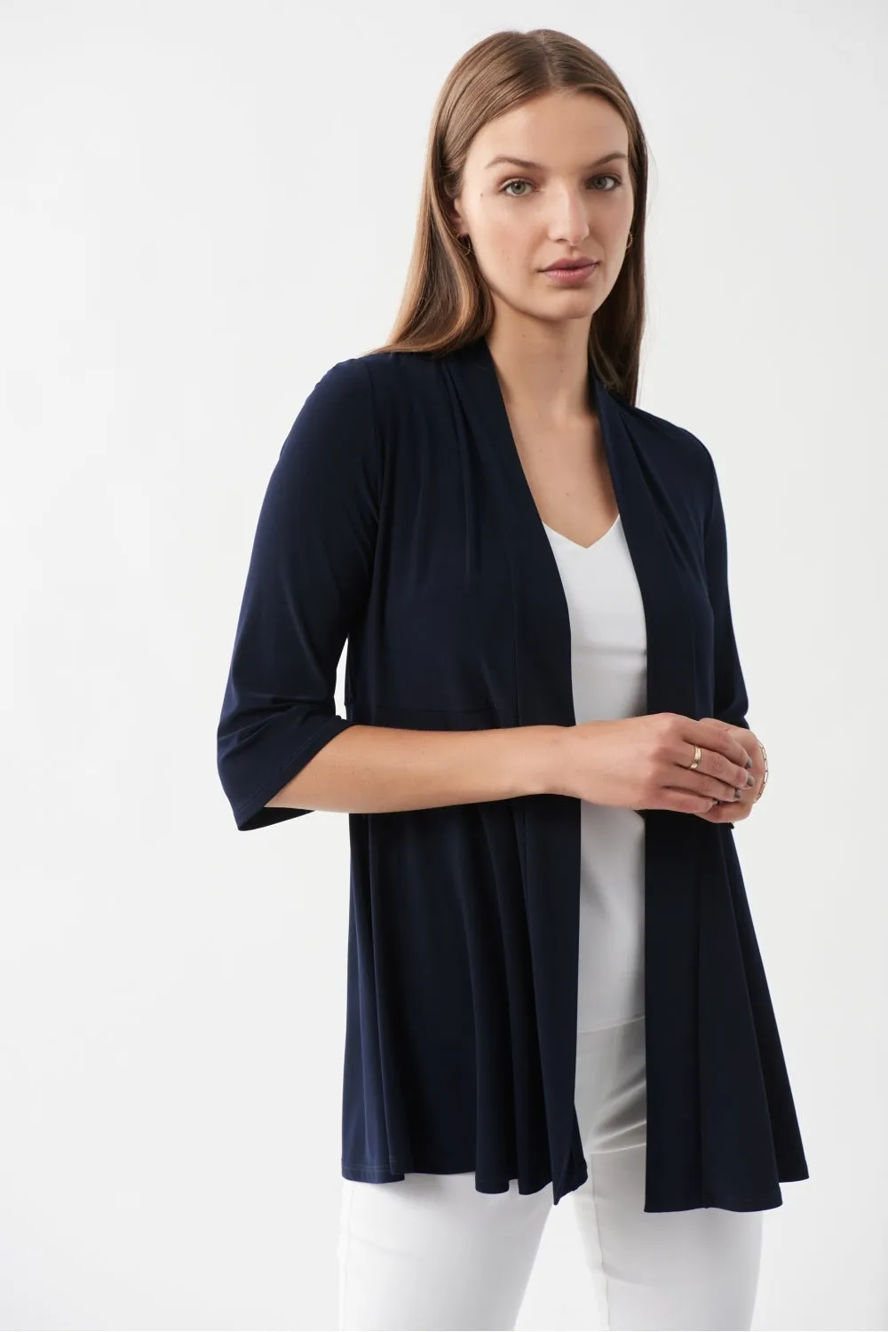 Joseph Ribkoff Longline Jacket - Midnight Blue 201547