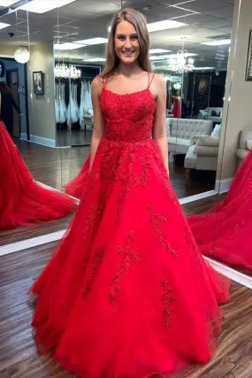 Lace Prom Dress Long, Evening Dress, Formal Dress, Graduation School Party Gown, PC0502