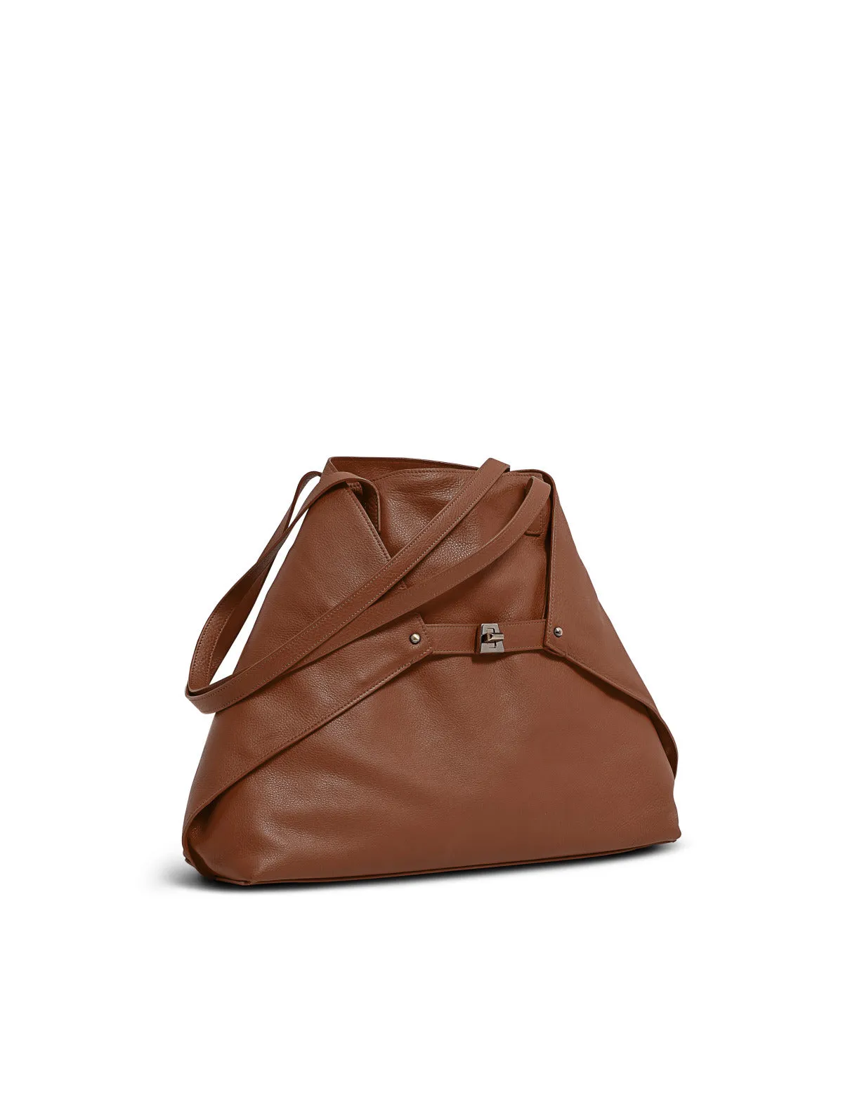 Medium Ai Cervocalf Leather Shoulder Bag