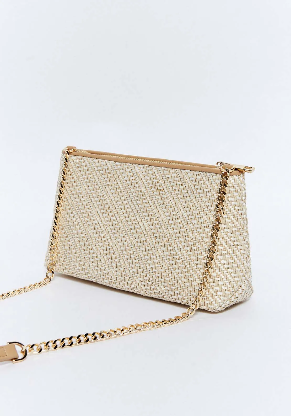 Mini tribbed bag - Beige