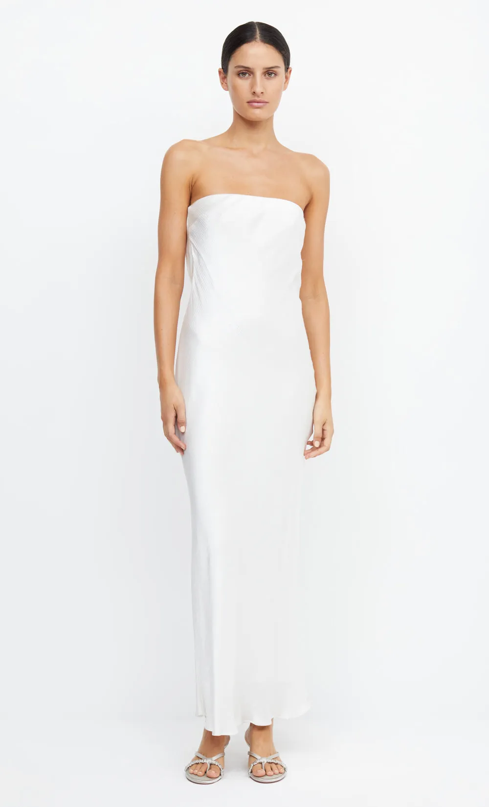 MOON DANCE STRAPLESS DRESS - IVORY