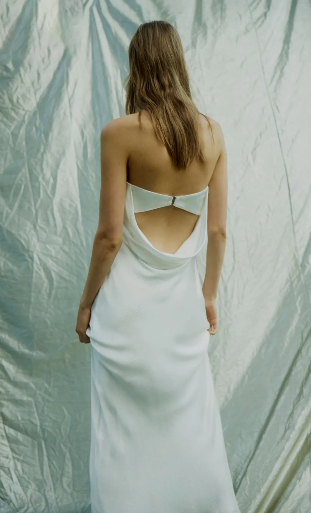 MOON DANCE STRAPLESS DRESS - IVORY