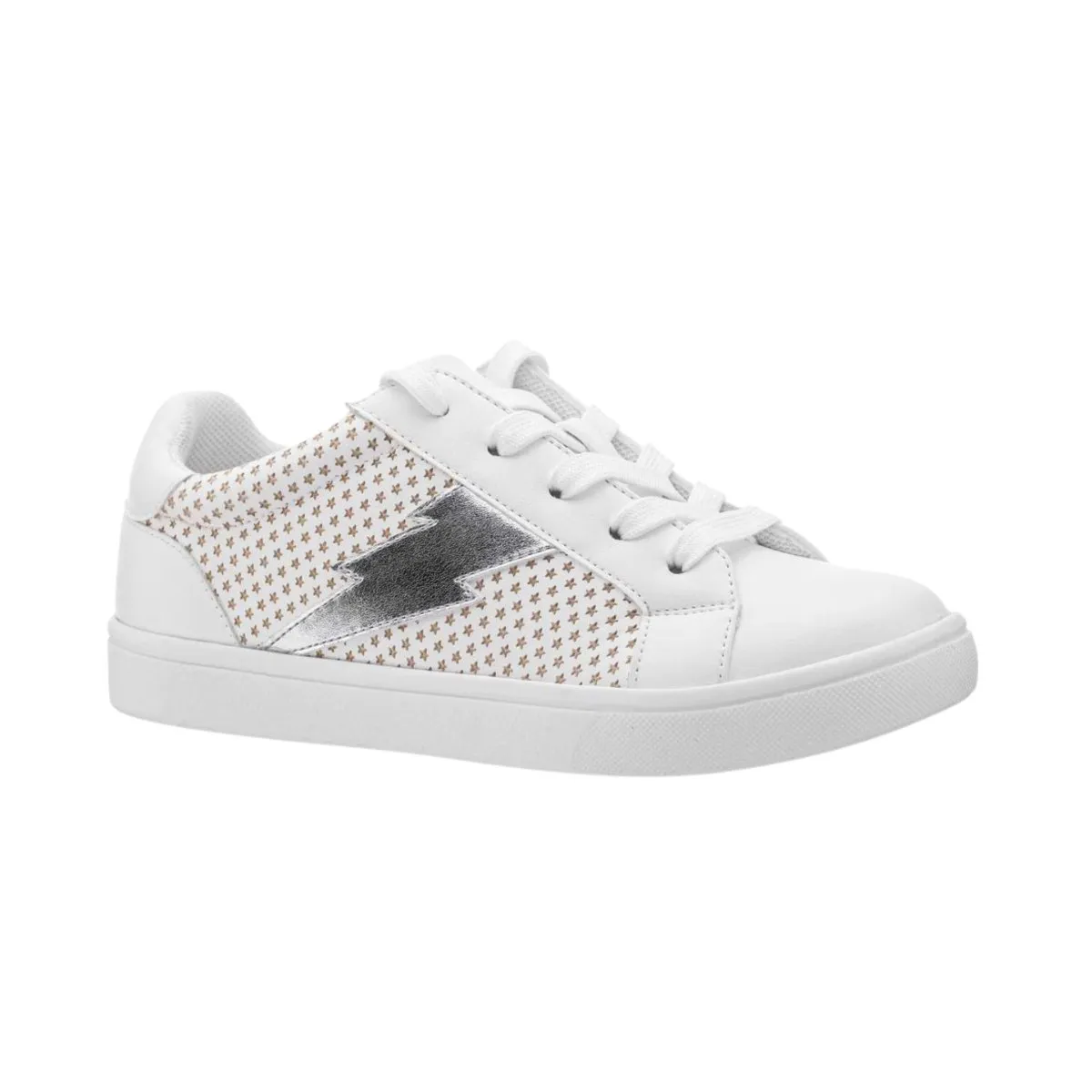 Nina Girl's Spice White/Silver Bolt