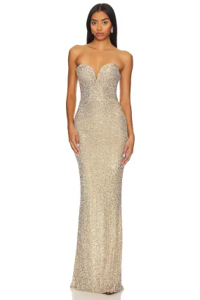 Nookie Lumeire Gown - Gold