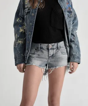 One Teaspoon Rocky Bonitas Low Waist Denim Shorts