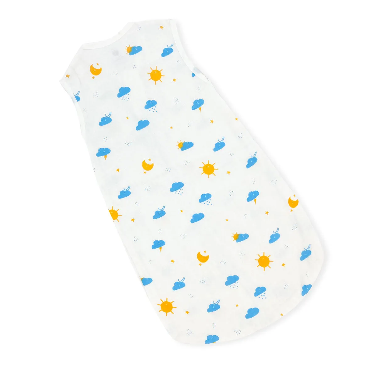 Organic Muslin Baby Sleeping Bag -Clouds