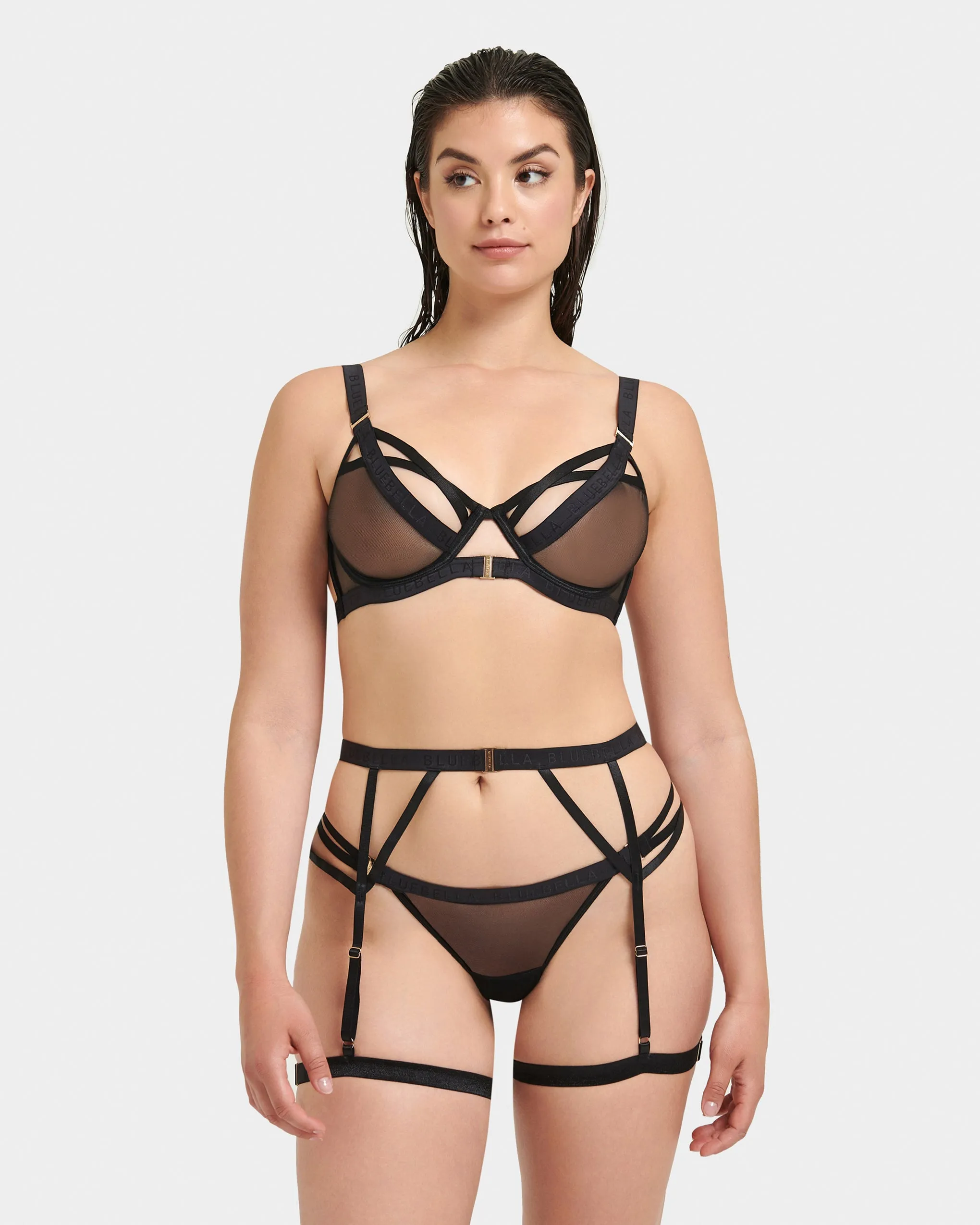 Oslo Thigh Harness Black