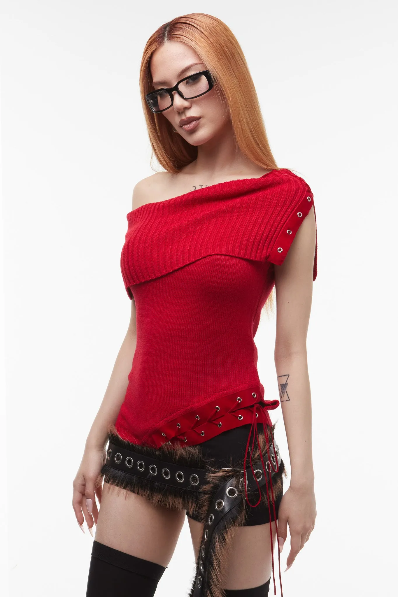 Paisy Top - Red