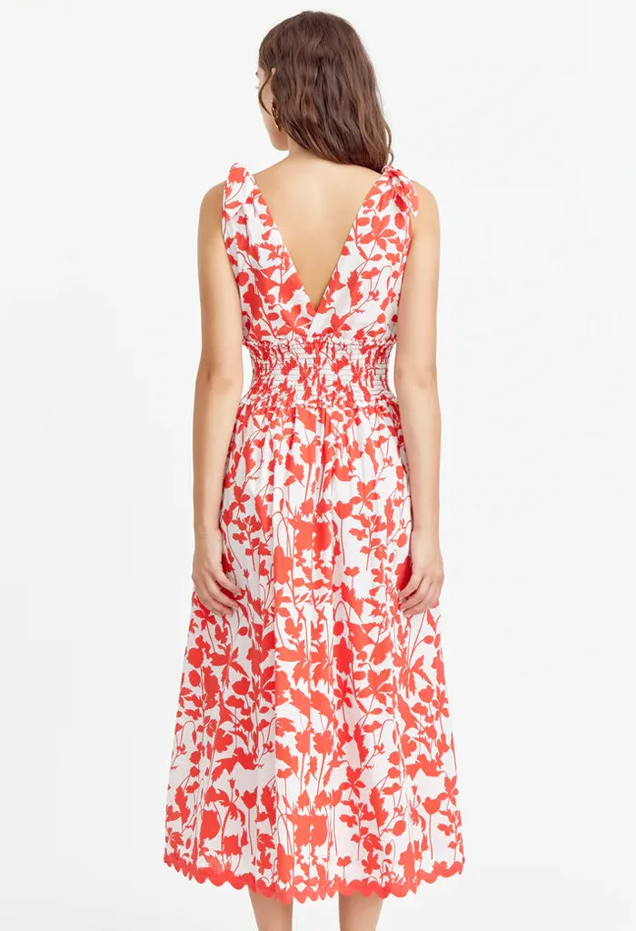 Pami Maxi Dress-Poppy Red