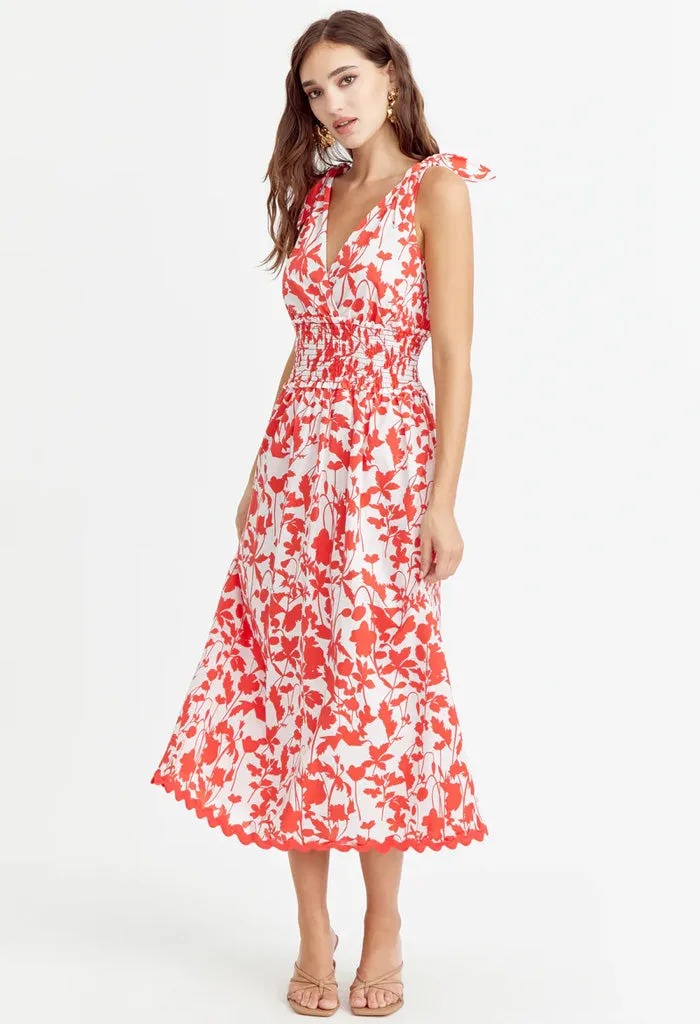 Pami Maxi Dress-Poppy Red