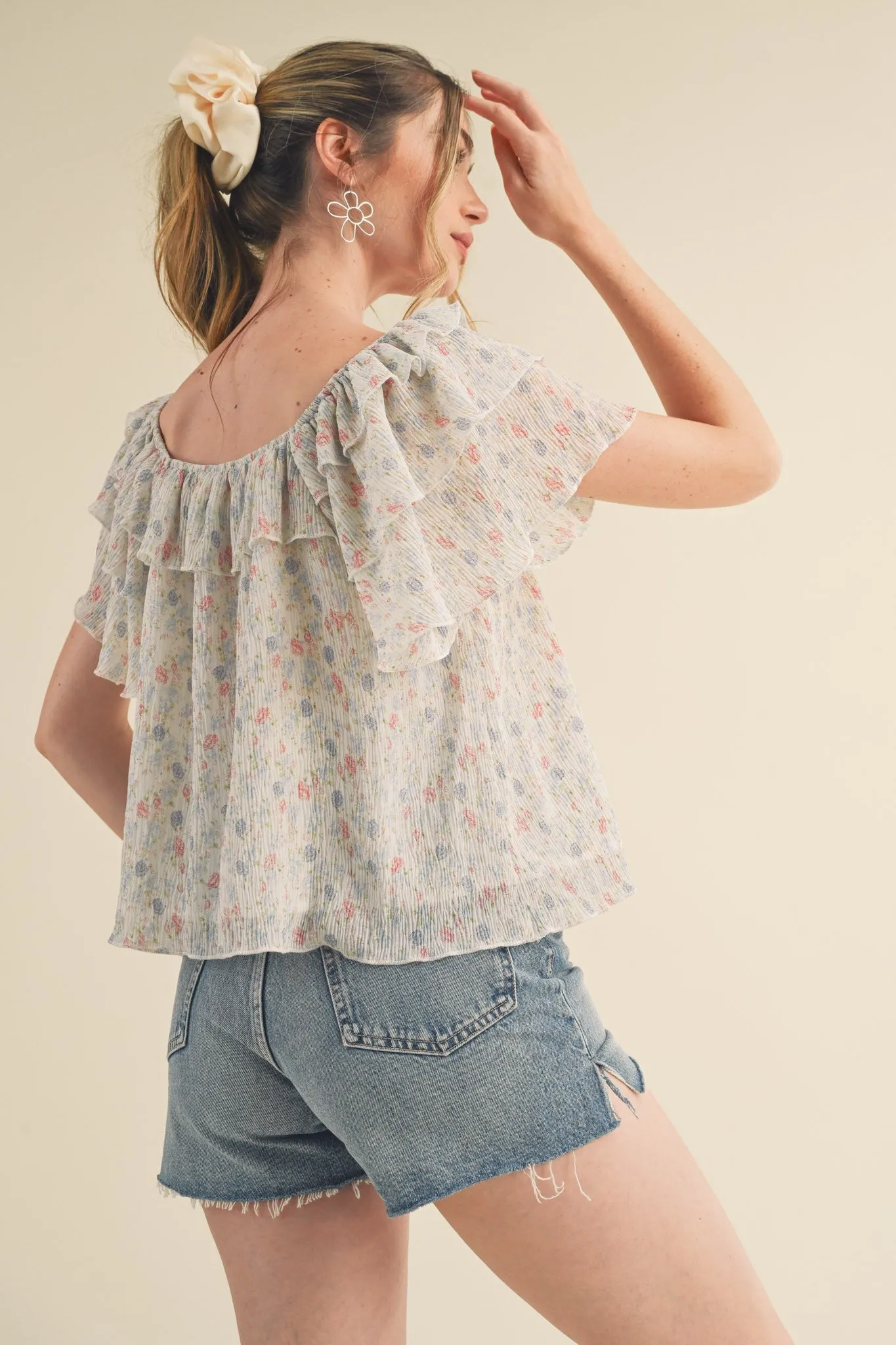 Ryleigh Ruffle Top