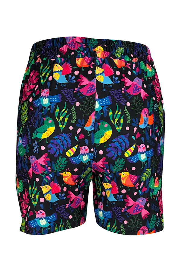 Singing Songbirds Jogger Shorts