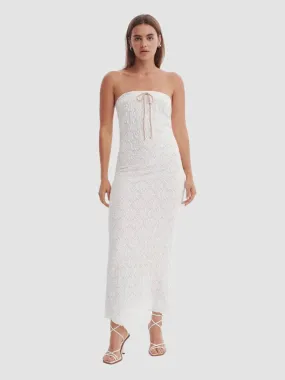 Soulmates Strapless Dress - White