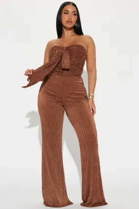 Sunkissed Jumpsuit - Brown