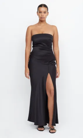 THE DREAMER STRAPLESS DRESS - BLACK