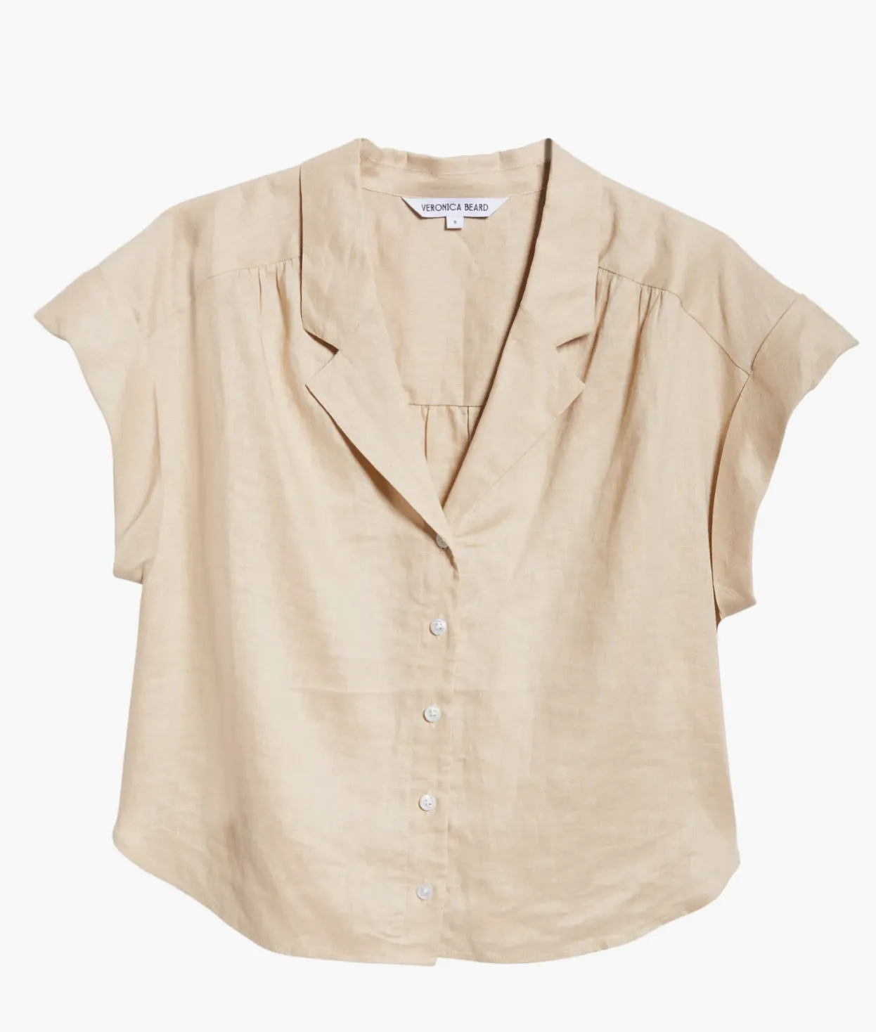 Veronica Beard - Kasa Top - Pebble Khaki