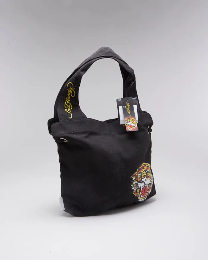 Woman's Ed Hardy Embellished Tote Bag